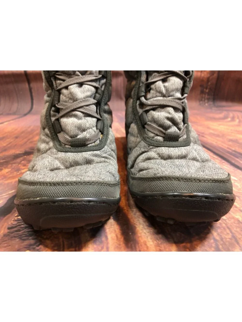 Columbia Womens 7.5 Minx Mid II Omni-Heat Gray Snow Boots